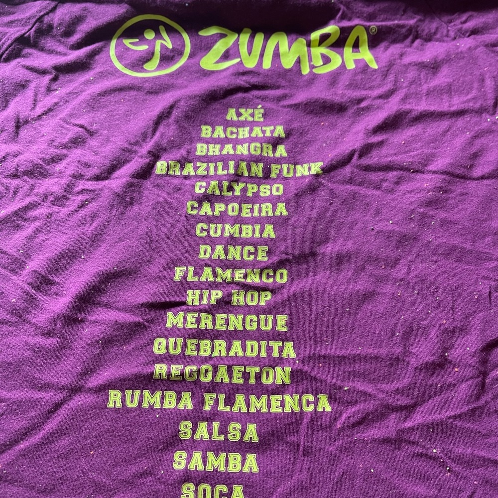 Zumba World Tour Crop Top M - Picture 2 of 3
